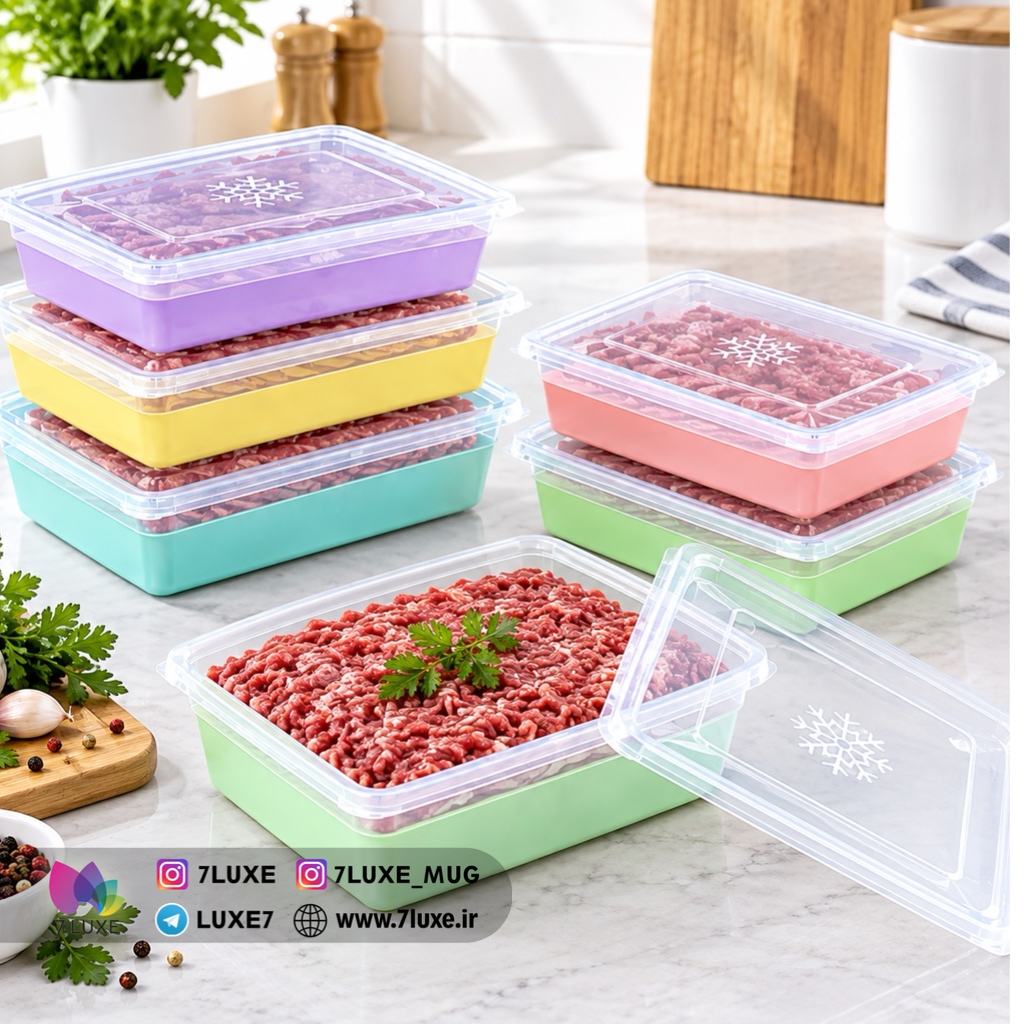 ظرف گوشت کف سیلیکونی عمیق (18*14*4)